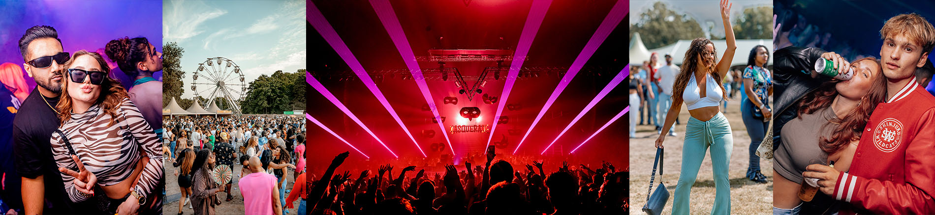 Nightlife fotografie – energie en sfeer bovenaan het nachtleven Banner van nightlife fotografie met sfeervolle verlichting en levendige clubomgeving