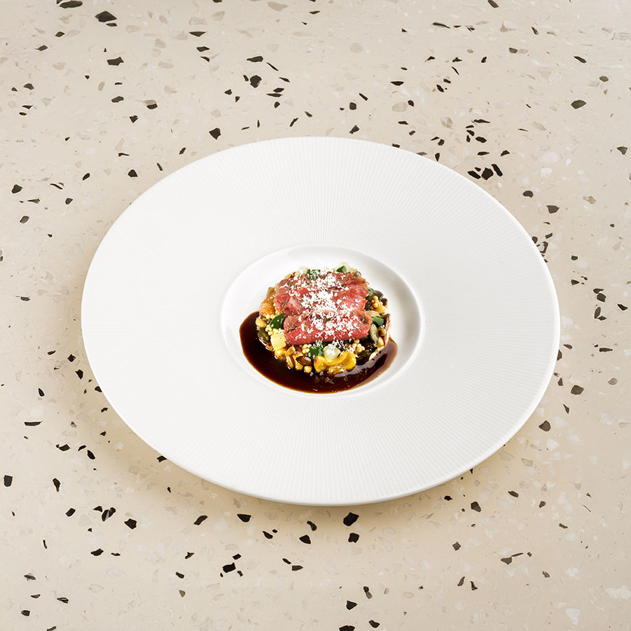 Professioneel gestyled gerecht